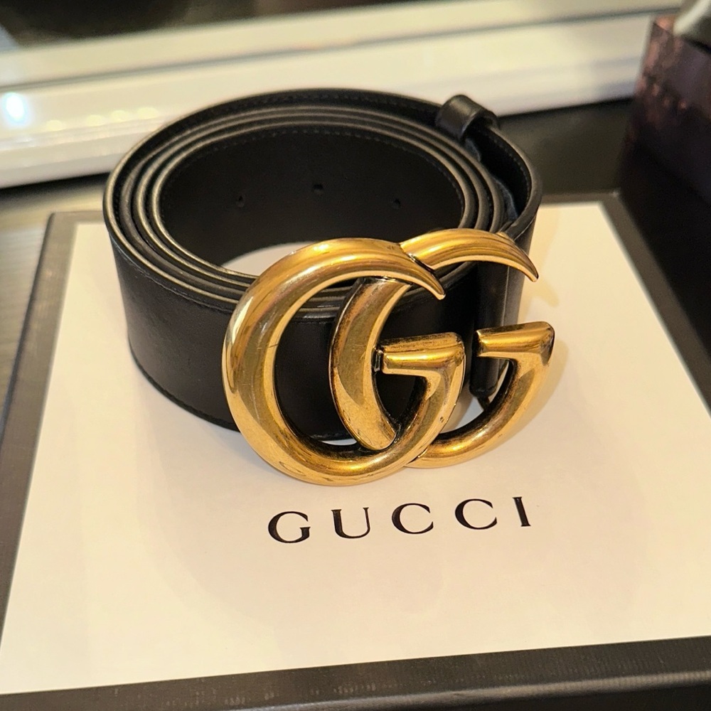 Gucci Marmont Wide Belt
